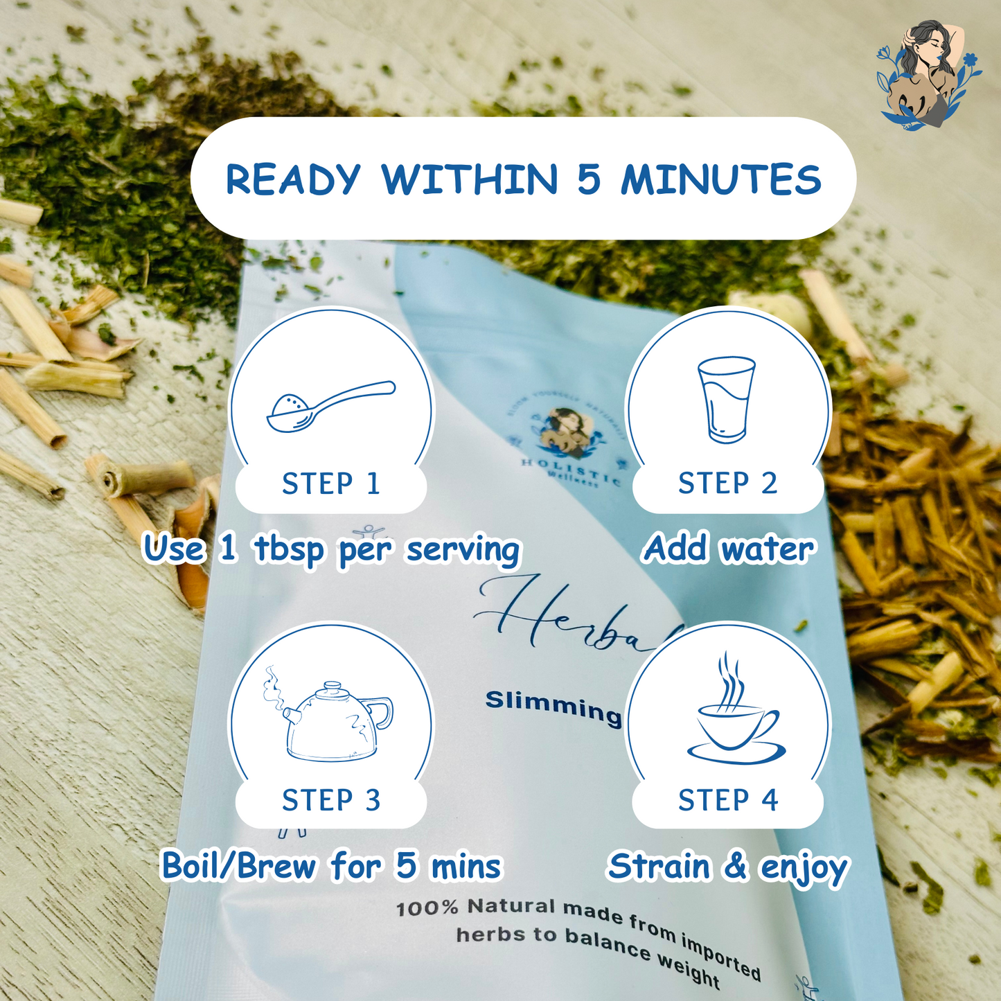 Herbal slimming tea