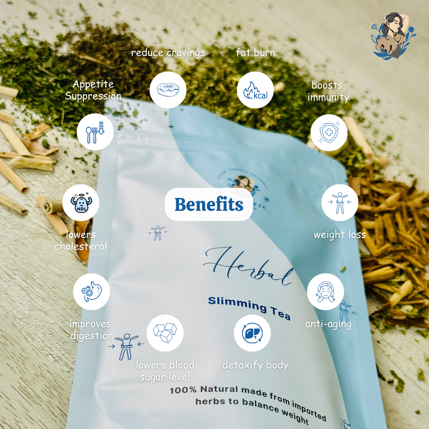 Herbal slimming tea